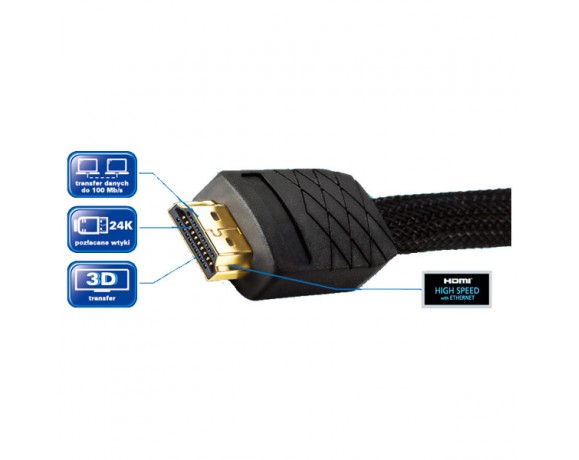 MYRIA MA-2254 HDMI Cable, 1m