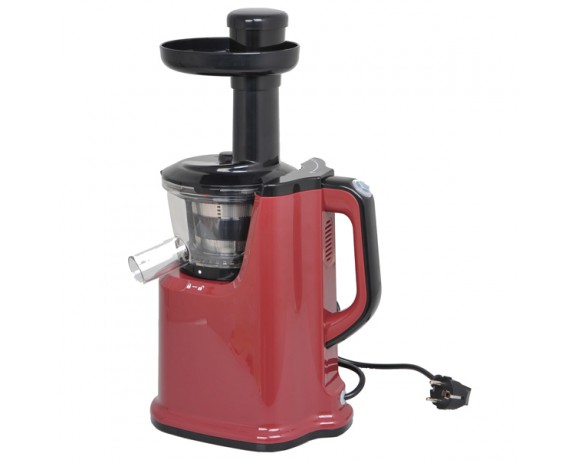 MYRIA MY4001Slow Juicer, 150W, 65 rpm, reverse function, red and black