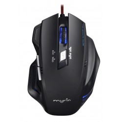 Mouse gaming MYRIA MG7501, 2400 dpi, negru