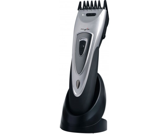 MYRA MY4808 Hair trimmer, rechargeable battery, 45 min, 5 cutting steps, black-gray