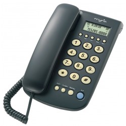 Telefon DECT MYRIA Space MY9002, digital, negru/albastru