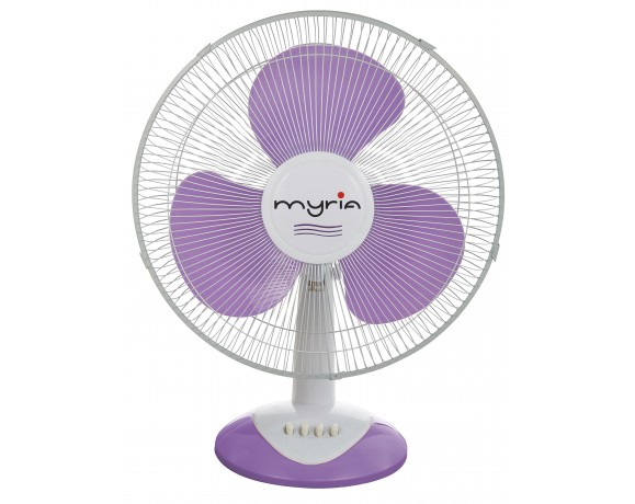 Ventilator de masa MYRIA MY4204, alb-violet