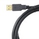 Cablu USB A - USB B MYRIA MY8715, 3m, negru