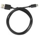 Cablu pentru incarcare / sincronizare microUSB MYRIA MY9008, negru