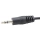 Cablu audio MYRIA MY2012, jack 3.5mm, 3m, negru