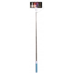 Stick pentru selfie MYRIA MY9021, cu fir, blue