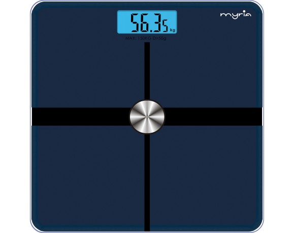 MYRIA MY4814 weight machine, electronic, 180kg, LED display, blue