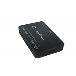 Cititor de carduri MYRIA MY8026, USB 3.0, M2/TF/XD/SD/CF/MS, negru