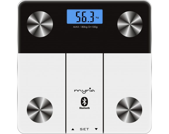 MYRIA MY4814 weight machine, bluetooth, electronic, 180kg, LED display, black