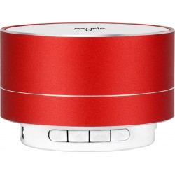 MYRIA MY9057 portable speaker, 3W, Bluetooth, red