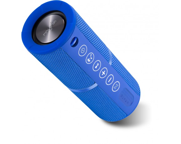 Boxa portabila MYRIA MY9052, 2x4W, Bluetooth, albastru