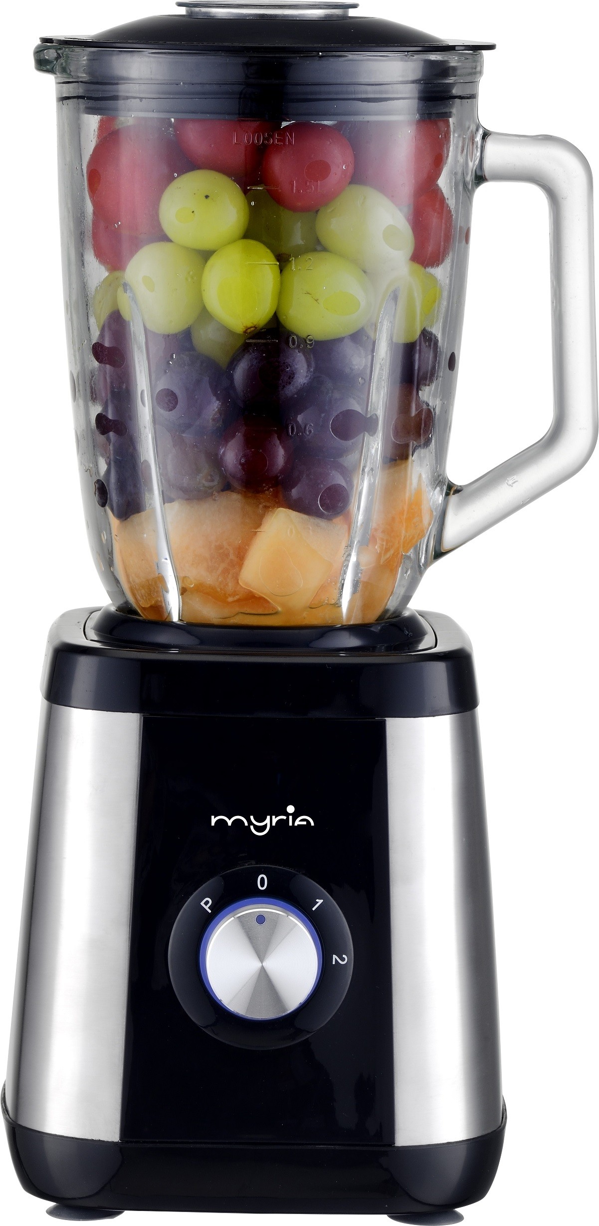 On the head of Subsidy simultaneous MYRIA MY4047 Blender, 1000W, 1.5L, 2 speeds, pulse function, black