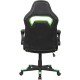 MYRIA MG7404GR gaming chair, black and green