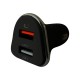 Car Charger MYRIA MY9013, two USB ports