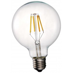 MYRIA MY2219 LED bulb, 6.5W, E27, G95, 2700K, warm light