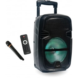 Boxa portabila cu microfon MYRIA MY2612, Bluetooth, 30W, negru