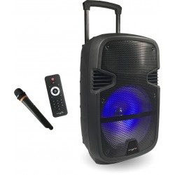 MYRIA MY2613 Portable speaker, Bluetooth, 30W, wireless microphone, remote control, black