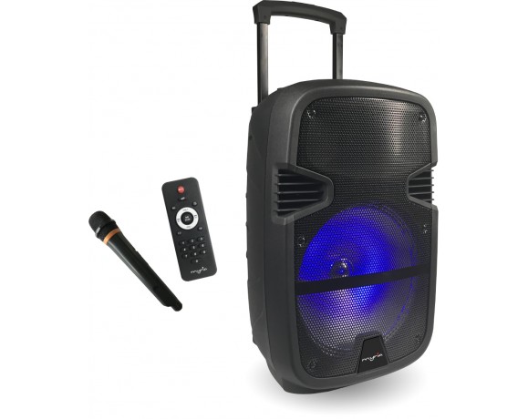 MYRIA MY2613 Portable speaker, Bluetooth, 30W, wireless microphone, remote control, black