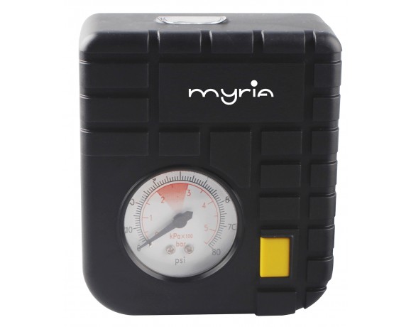 Minicompresor auto analogic MYRIA MY2108, 12V, negru