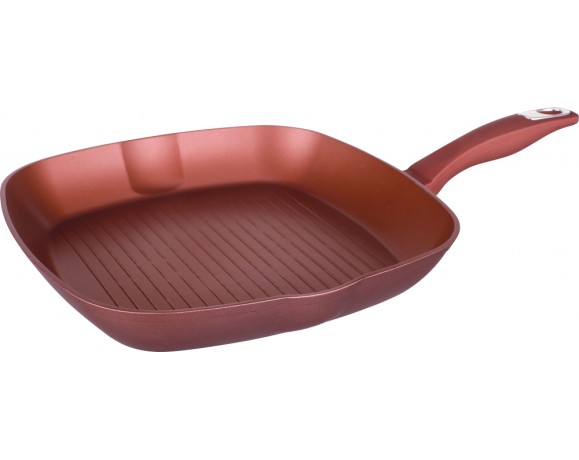 MYRIA MY4063 Non stick grill pan, 28x28cm, red