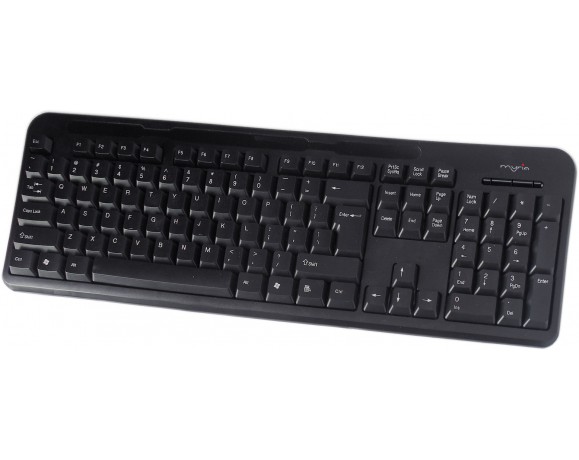 MYRIA MY852 Wired keyboard, USB, black