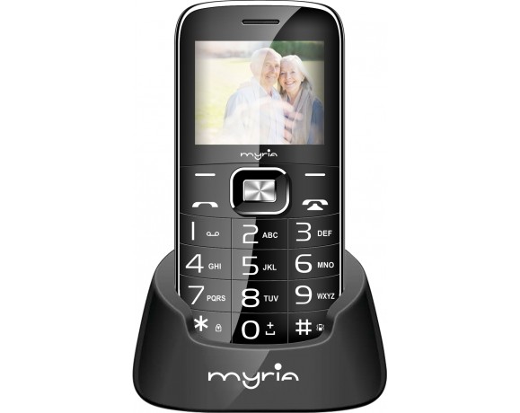 MYRIA MY9072BK Phone, black
