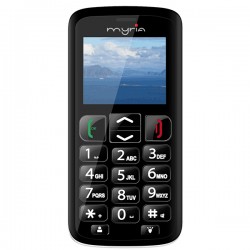 MYRIA MY9071BK Phone, black