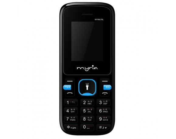 Telefon mobil MYRIA MY9067BL, Dual Sim, negru-albastru