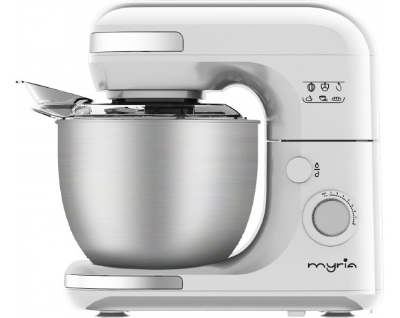 MYRIA MY4098 Multi-function stand mixer with 7 speed settings, 600W, white